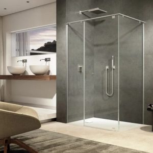 Cabin phòng tắm kính mở quay
