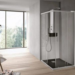 Cabin phòng tắm kính mở quay