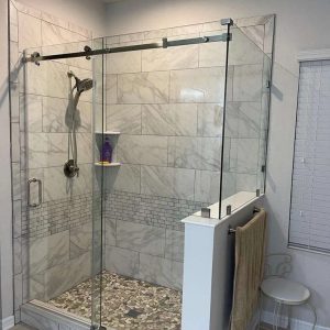 Cabin Vách Kính Tắm Mở Lùa