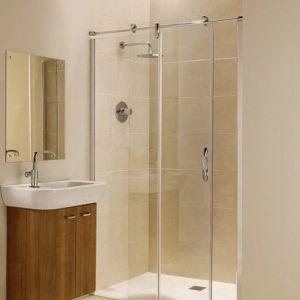 Cabin Vách Kính Tắm Mở Lùa