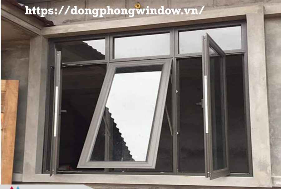 Đặc điểm cửa sổ nhôm 3 cánh mở quay hất Xingfa